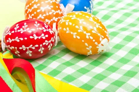 Easter eggs Stockfoto's