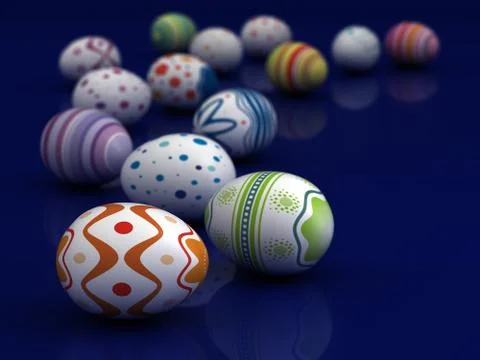 Easter eggs Stock-Fotos