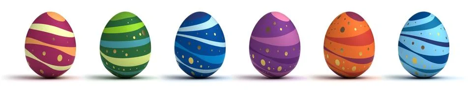 Easter eggs Stock-Fotos