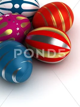 Easter eggs Stock Photos