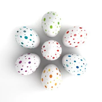 Easter eggs Stock-Fotos