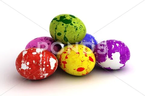 Easter eggs Stock Photos