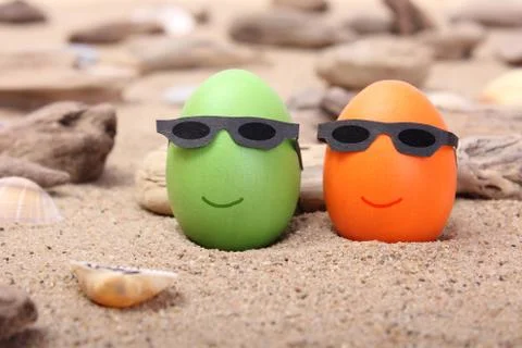 Easter eggs Stock Photos