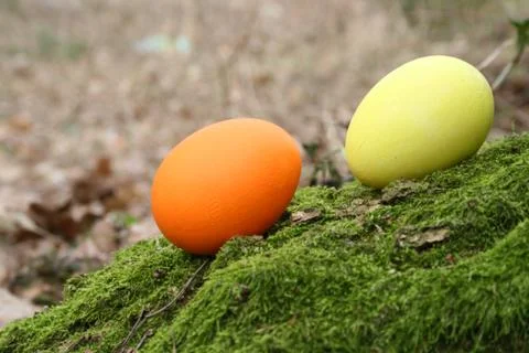 Easter eggs Stock Photos
