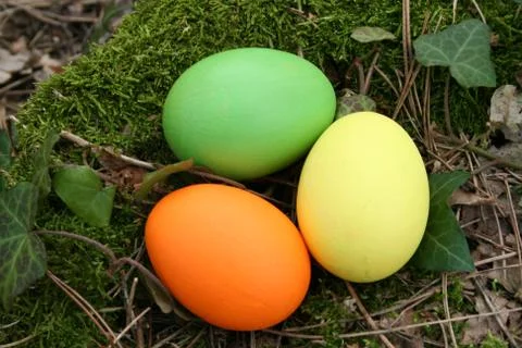 Easter eggs Stock Photos