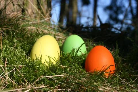 Easter eggs Stock Photos