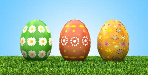 Easter Eggs Stock Photos