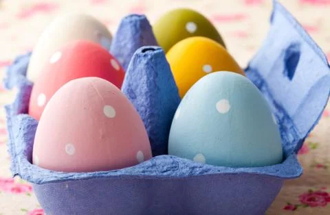Easter eggs Stock Photos