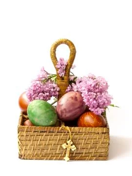 Easter eggs Stock Photos