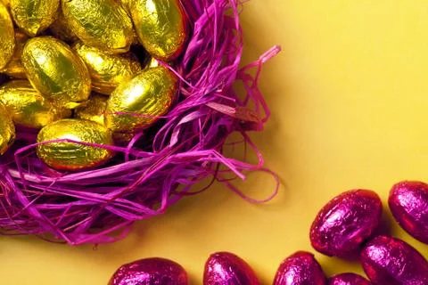 Easter eggs Stock Photos