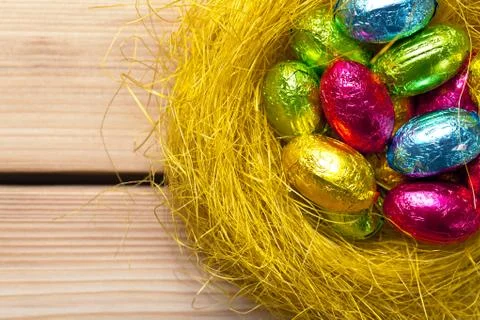 Easter eggs Stock Photos