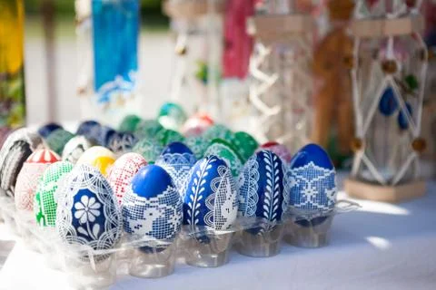 Easter eggs Stock Photos