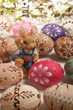 Easter eggs Stock Photos