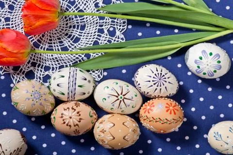 Easter eggs Foto stock