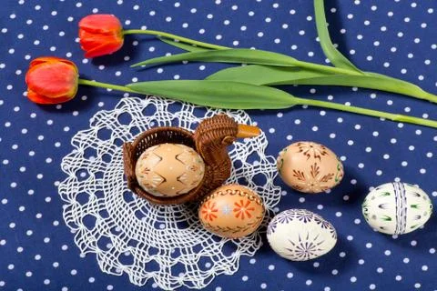 Easter eggs Stock Photos