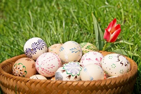 Easter eggs Stock Photos