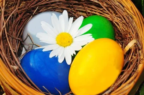 Easter eggs Stock Photos