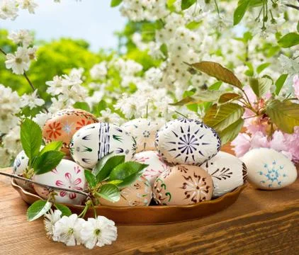 Easter eggs Foto stock