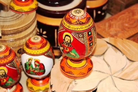 Easter eggs Stock Photos