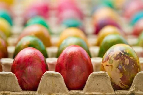 Easter eggs Stock-Fotos