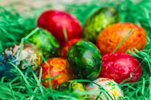 Easter eggs Stock-Fotos