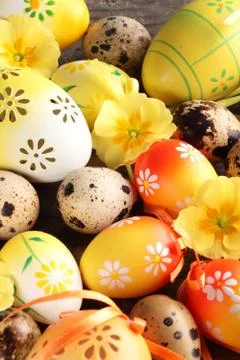 Easter eggs Stock Photos