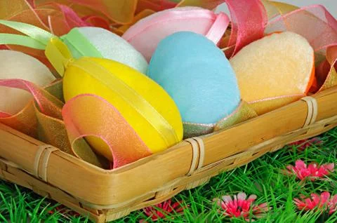 Easter eggs Stock Photos