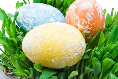 Easter eggs Stock Photos