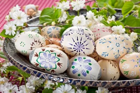 Easter eggs Stock Photos