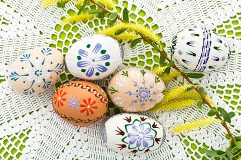 Easter eggs 스톡 사진