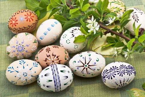Easter eggs 스톡 사진