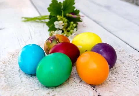 Easter eggs Stock Photos