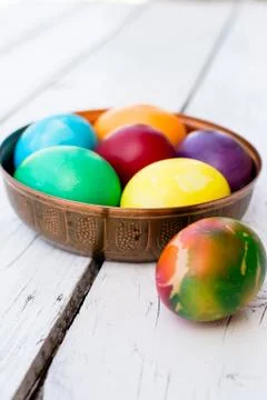 Easter eggs Stock Photos