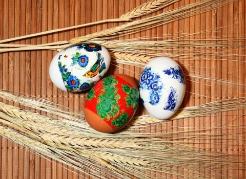 Easter eggs Stock Photos