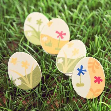 Easter eggs Stock Photos