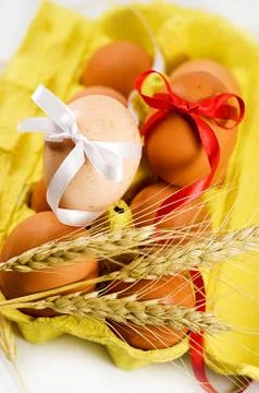 Easter eggs Stock Photos