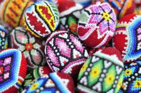 Easter eggs Stock Photos
