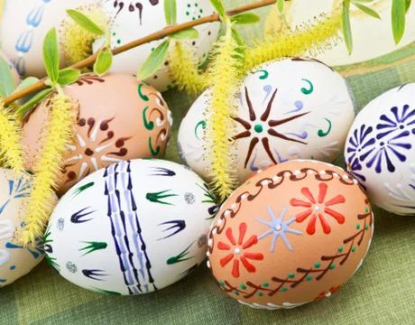 Easter eggs Stock Photos
