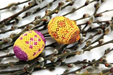 Easter eggs Stock Photos