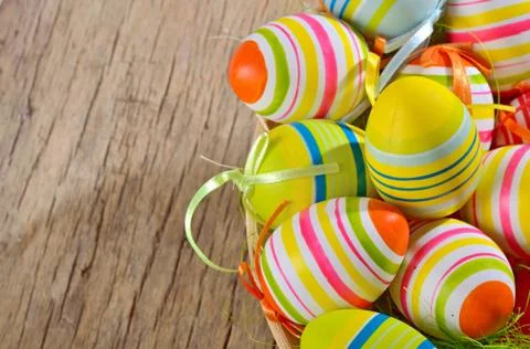 Easter eggs Stock Photos