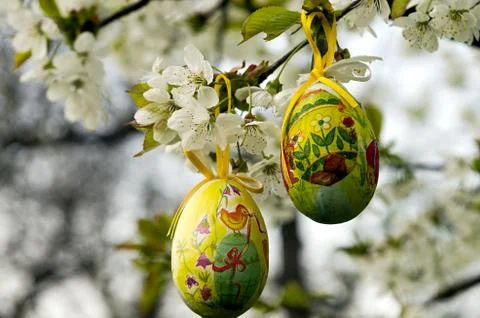 Easter eggs Stock Photos