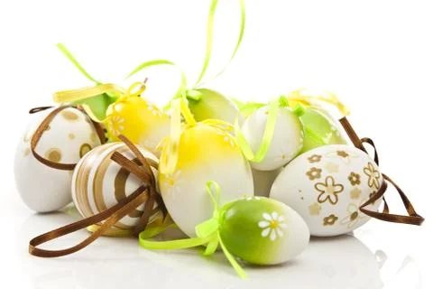 Easter eggs Stock Photos