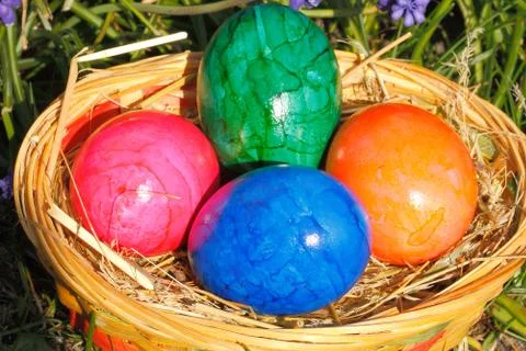 Easter eggs Stock Photos
