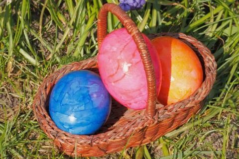 Easter eggs Stock Photos