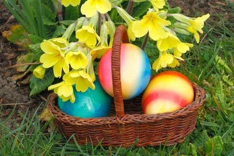 Easter eggs Foto stock