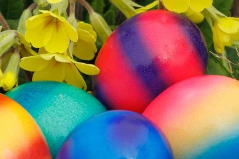 Easter eggs Stock Photos