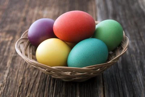 Easter eggs Stock Photos