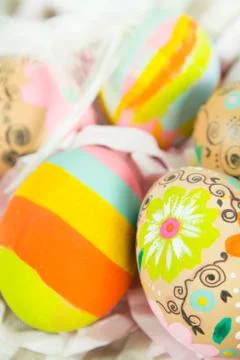 Easter eggs Stock Photos