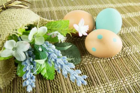 Easter eggs Stock Photos