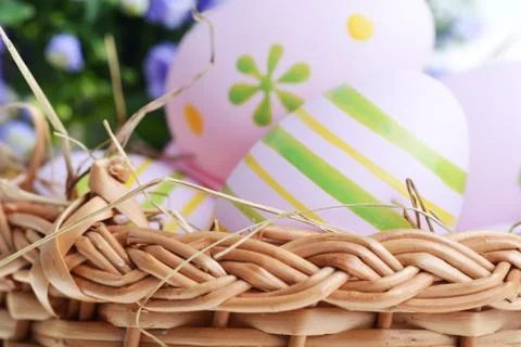Easter eggs Stock Photos